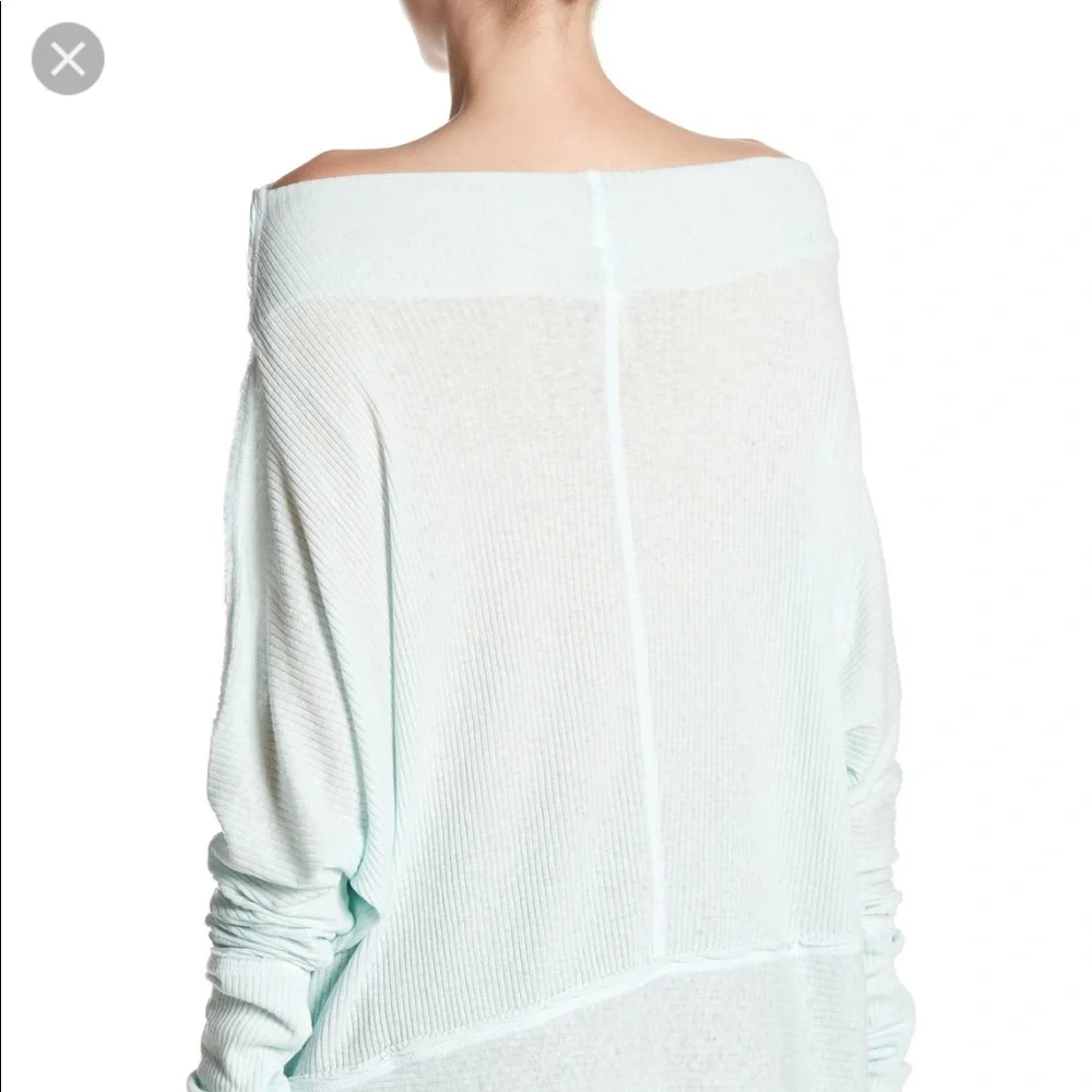 NWT FREE PEOPLE LONDONTOWN LONG SLEEVE TUNIC TOP Boho Coastal Grandma‎ Soft Girl